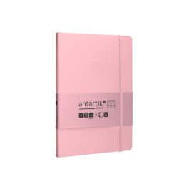 Antartik Cuaderno Antartik Notes Tapa Blanda A5 Hojas Cuadricula Rosa Pastel 80 Hojas 80 Gr FSC