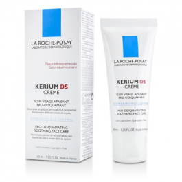 La Roche Posay Kerium DS Crema Facial Calmante para Pieles con Dermatitis Seborreica, Antirojeces, Antidescamación y Regulación de Sebo, 40 ml