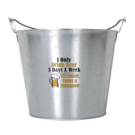 Privilege Cubo de Hielo 5L Decorado con Abridor, 17x21.5x26 cm (12 Unidades)