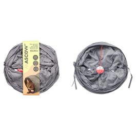 Mascow Túnel para Gato con Cascabel 25 cm x 50 cm x 25 cm