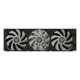 GENESIS NLG-2321 Kit de Refrigeración Líquida para Ordenador, Carcasa PC, Negro, 3 Ventiladores, Iluminación LED RGB