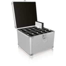 ICY BOX IB-AC628 Maleta de transporte para discos duros de 2.5"/3.5", Materiales de Metal y Plástico, Color Plata Precio: 77.95000048. SKU: B14KC4NVV9