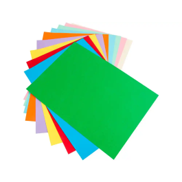 Liderpapel Papel Color A4 80gr Paquete 100 Hojas 10 Colores Surtidos