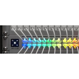 Ubiquiti UniFi Etherlighting Cable de Parche Nano-Fino 1 Metro Blanco para Switches Pro Max con Bota Translúcida