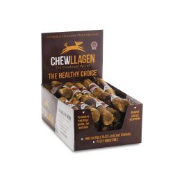 Chewllagen 742174711008 Rollo Masticable de Colágeno para Perros Sabor Ternera 12.5cm - Pack 35 Unidades, Articulaciones y Digestión