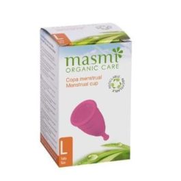 MASMI Copa Menstrual Talla L de TPE Grado Médico Hipoalergénica, hasta 12h de Protección, Reutilizable, Vegana Precio: 14.50000032. SKU: B1HQ3QPAWH