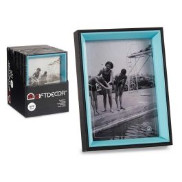 Portafotos de Madera 13x18 cm Negro y Azul - Giftdecor (24 Unidades)