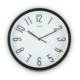 Reloj de Pared Versa Negro Plástico Fusion 4,6 x 30 x 30 cm (Ø 30 cm) Precio: 11.88999966. SKU: S3402427