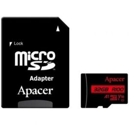 APACER Tarjeta de Memoria 32GB microSD HC UHS 1 con Adaptador/ Clase 10/ 100MBs APACER Tarjeta de Memoria 32GB microSD HC UHS 1 con Adaptador/ Clase 10/ 100MBs