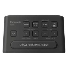Panasonic RC-D8EG-K Radio Despertador DAB+ con Función de Repetición Negro