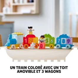 Lego Tren de los Números 10954, Juego de Construcción Educativo para Aprender a Contar, a Partir de 18 Meses, 23 Piezas