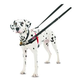 Halti Front Control Harness Arnés Control Delantero para Perros Medianos y Grandes Talla M Negro-Rojo (Cintura 58-86cm)