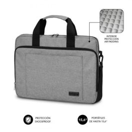 SUBBLIM Maletín Ordenador Air Padding Laptop bag 15,6" Grey