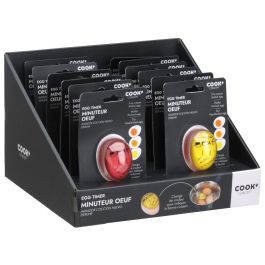 Cook Concept Temporizador de Huevos Indicador de Cocción por Color 5,7x4x3 cm