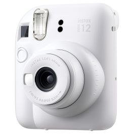 Fujifilm Cámara Instantánea INSTAX Mini 12 - Color Azul Pastel, Flash Automático, Espejo para Selfies, Modo Primer Plano, Incluye Pilas AA