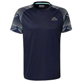 Camiseta de Manga Corta Hombre Kappa 381H1EW-WQ1 Azul (S)