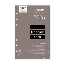 Recambio Agenda Anual (2026) Catalan Finocam R598C Open 500 117X181 Anualidad D/P Precio: 13.6900005. SKU: B1JJBTWR6L