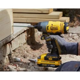 Stanley FATMAX SFMCF800D1K-QW Atornillador de impacto 18V, 165 Nm, 2800 rpm, 3100 cps/min, LED - Gama V20 Stanley FATMAX SFMCF800D1K-QW Atornillador de impacto 18V, 165 Nm, 2800 rpm, 3100 cps/min, LED - Gama V20