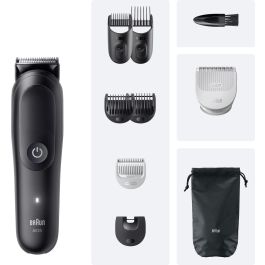 Braun Recortadora de Pelo y Barba AIO5540 120 min 14 Ajustes Negro