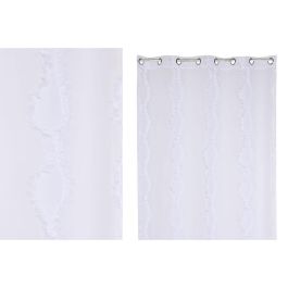 Cortina Boho DKD Home Decor Blanco 260 x 140 cm