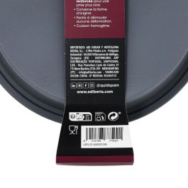 Molde Tarta Redondo Silicona Reforzado Scarlet Quid 25,7x26,8x5,8 cm (12 Unidades)