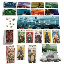 Devir Juego de Mesa Knarr, Juego de Gestión y Exploración Vikinga para 2-4 Jugadores, Duración 30 Minutos