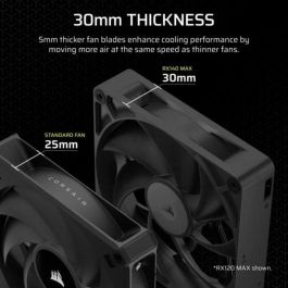 CORSAIR CO-9051043-WW iCUE LINK RX140 Max Ventilador Único para Refrigeración de PC