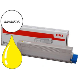 OKI Toner 44844505 Amarillo Cartucho de Tinta para Impresora Láser, Rendimiento 10.000 Páginas, Original Precio: 108.68999966. SKU: B1DWHDPE7H