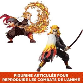 Bandai BAN1736489429386 Figura articulada Ultimate Legends HD Demon Slayer Kyojuro Rengoku 12 cm