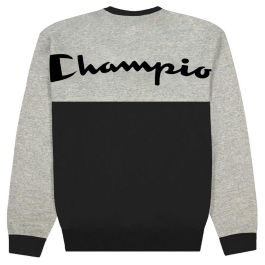 Sudadera sin Capucha Hombre Champion Spliced Script Logo Negro 41