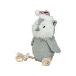 Peluche para perros Trixie Gris Poliéster Algodón Búho 31 cm