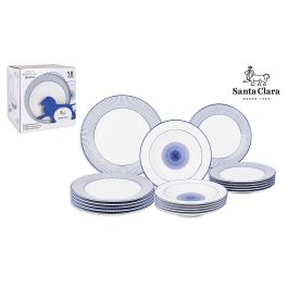 Vajilla Diana 18 Piezas Redonda - Santa Clara (2 Unidades) Precio: 95.5000002. SKU: B18DZ4QPTK