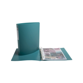 Exacompta Carpeta de 4 Anillas 30 mm Din A4+ Polipropileno Reciclado Colores Surtidos