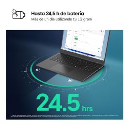 LG Gram 14ZD90RU-G.AX55B Portátil 14" WUXGA Intel Core i5-1334U 16GB RAM 512GB SSD Ultraligero 24.5h Batería FreeDOS Negro