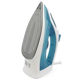 DCook Plancha de Vapor Gallery 2600W, 0.47L, Suela Cerámica, Mango Ergonómico, Antigoteo, Autolimpieza, Bicolor Mate