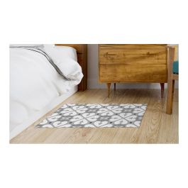 Croma Collection Alfombra vinílica Bcn 45x75 cm, PVC, antideslizante, gris estampado