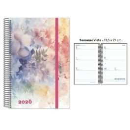 Agenda Anual (2026) Senfort Decorada Espiral Tapa Pp Con Goma 135X210 S/V Romantic Precio: 10.50000006. SKU: B16BABN966