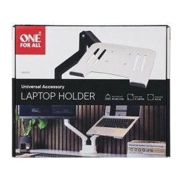 One For All Soporte Universal para Laptop, Compatible con Brazos de Monitor, Nivel de los Ojos y Seguridad Mejorada One For All Soporte Universal para Laptop, Compatible con Brazos de Monitor, Nivel de los Ojos y Seguridad Mejorada