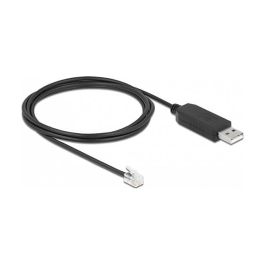 DeLOCK 66734 Cable Adaptador USB-A a RS-232 RJ9/RJ10 con ESD, 2m, Negro, Chip FTDI, Compatible Celestron NexStar Precio: 30.3105. SKU: B1AN7SHT6J