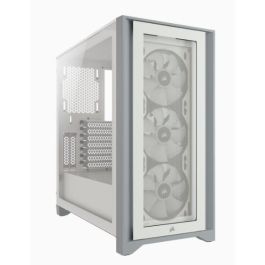 Corsair 4000X RGB Torre Midi ATX Blanca para PC Gaming con Ventana de Cristal Templado