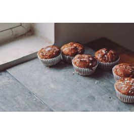 Algon Set de 80 Moldes para Magdalenas de 4 cm (Diámetro) x 2,5 cm (Alto) - Antiadherentes para Repostería Casera (24 Unidades)