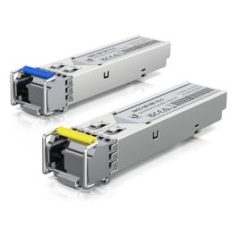 Ubiquiti SFP Transceptor Óptico 1 Gbps LC Simplex Monomodo Fibra 3 km Pack 2 Unidades Precio: 28.99294189. SKU: B19VP2Q623