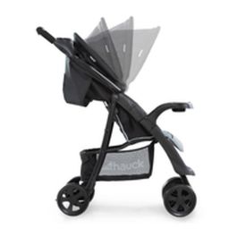 Hauck Silla de Paseo Shopper Neo II Caviar Plata - Plegado Compacto con una Mano, Reclinable, Gran Cesta, Desde el Nacimiento