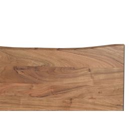 GINER Y COLOMER Mesa de Comedor 6 Plazas Madera Acacia Natural con Base Metal