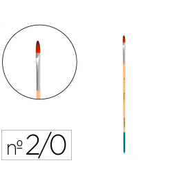 Liderpapel Pincel nº 00 Punta Filbert/Lengua de Gato Pelo Sintético Certificado para Acrílica y Acuarela Precio: 14.1207. SKU: B1CJGEYEEB