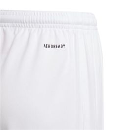 Pantalones Cortos Deportivos para Niños Adidas Squad 21 Blanco L
