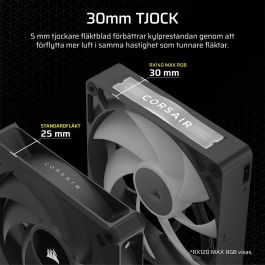 CORSAIR CO-9051035-WW COR1734308765988 Kit de Refrigeración PC iCUE LINK RX140 RGB Max Ventilador Individual