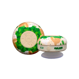 Wondee Altavoz Bluetooth Molang Waterproof con Ventosa Adhesiva y Micrófono para Ducha
