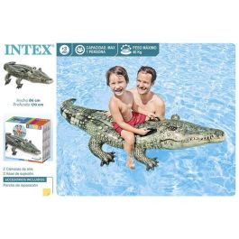 Intex Figura Hinchable Cocodrilo 170x86 cm (+ 3 Años)