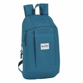 Blackfit8 Mini Mochila Egeo AZUL, Material Poliéster 600D, Ideal para Niños de 3 Años